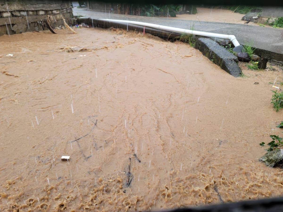 Alerta amarilla, lluvias y calles anegadas en el litoral Atlántico
