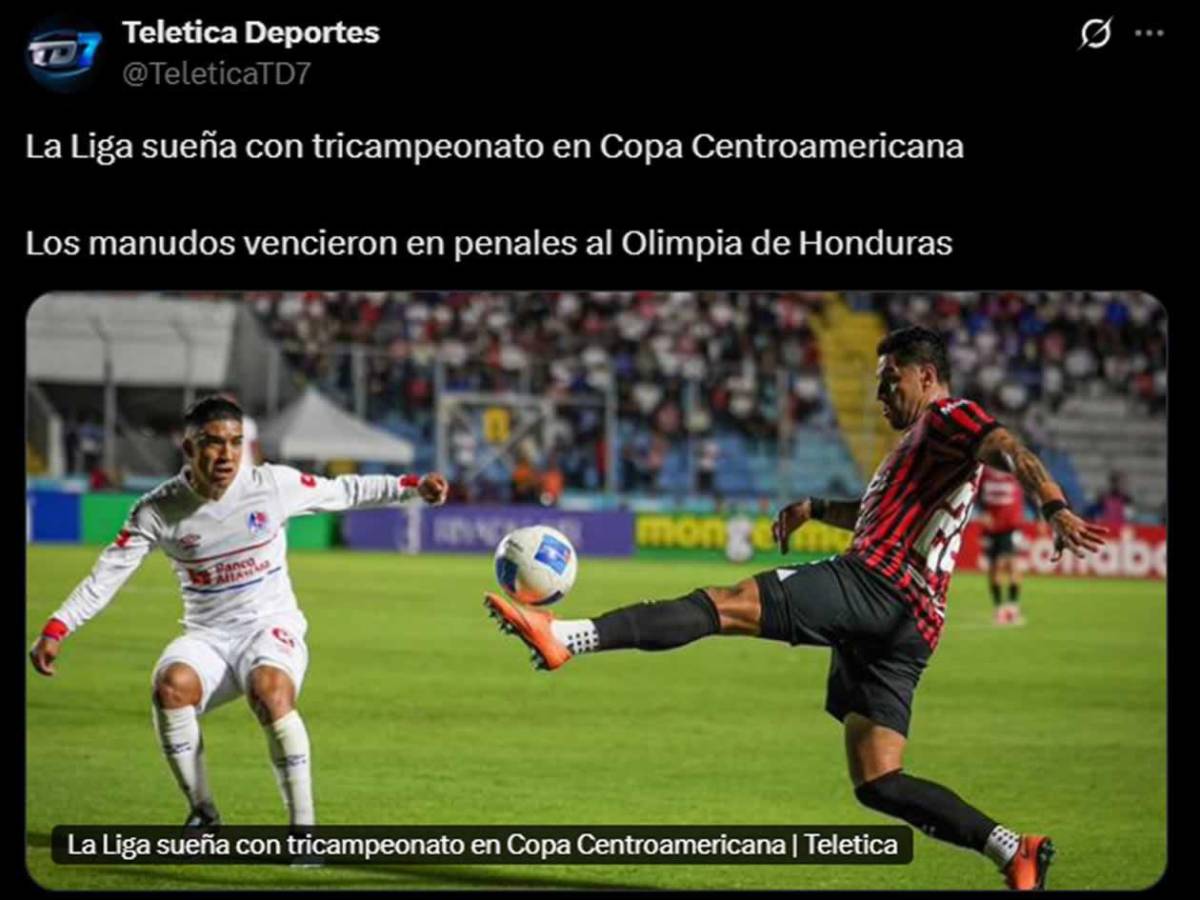 Alajuelense se sigue burlando de Olimpia, dardo de 'ChepeBomba' y Costa Rica advierte a Honduras