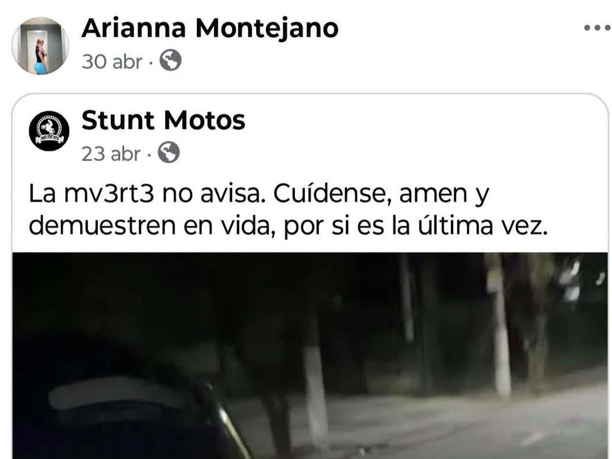 Jovencita muere tras huir en su moto de la Policía y chocar contra una camioneta