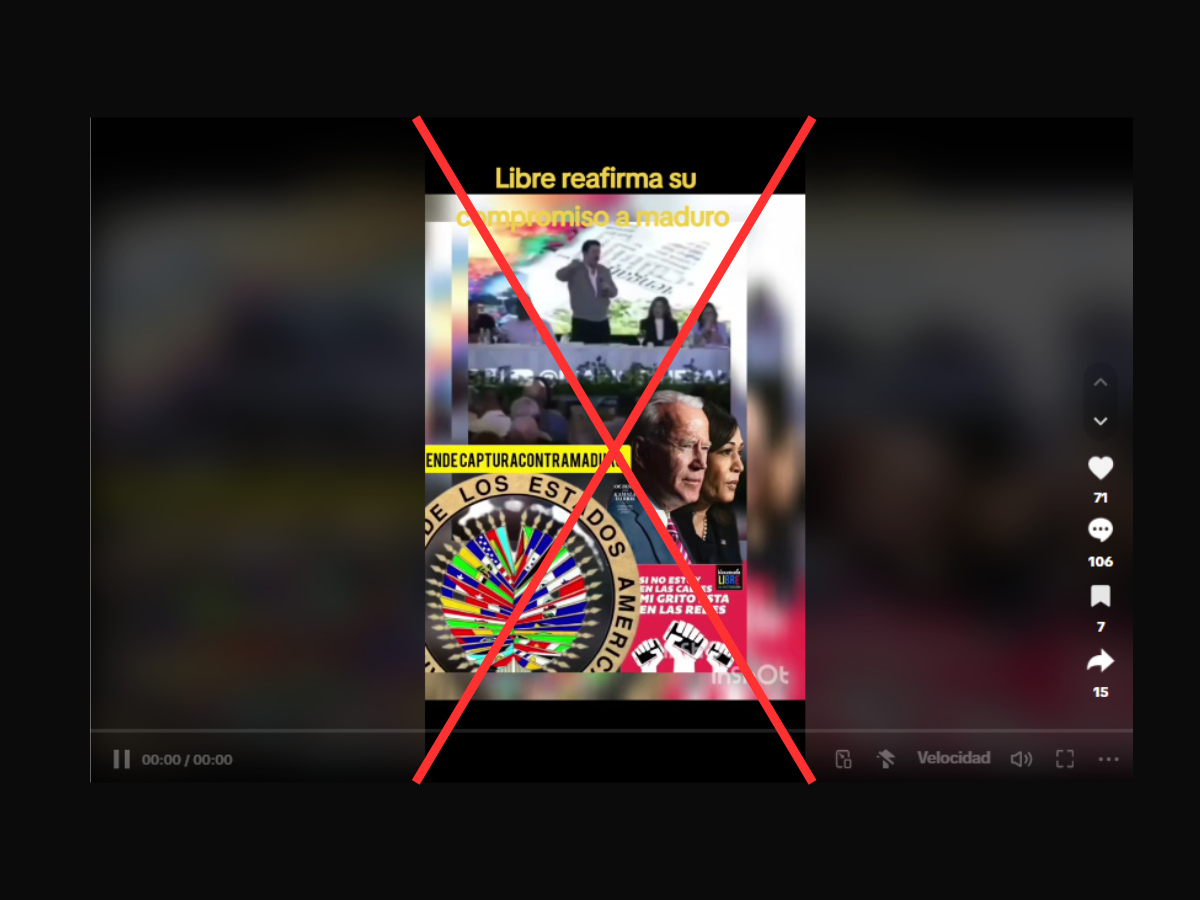<p>Captura de pantalla a una publicación de TikTok realizada el 12 de agosto de 2024. </p>