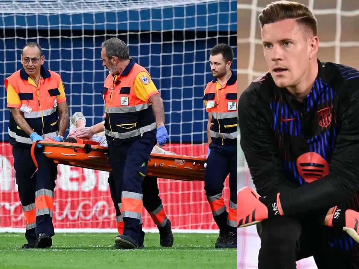 Barcelona destrozado: El tiempo que estaría de baja Ter Stegen tras grave lesión