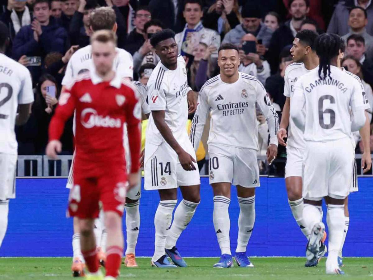 Mbappé con récord de Cristiano, Ramos en el Bernabéu, enojo y mal gesto a Vini