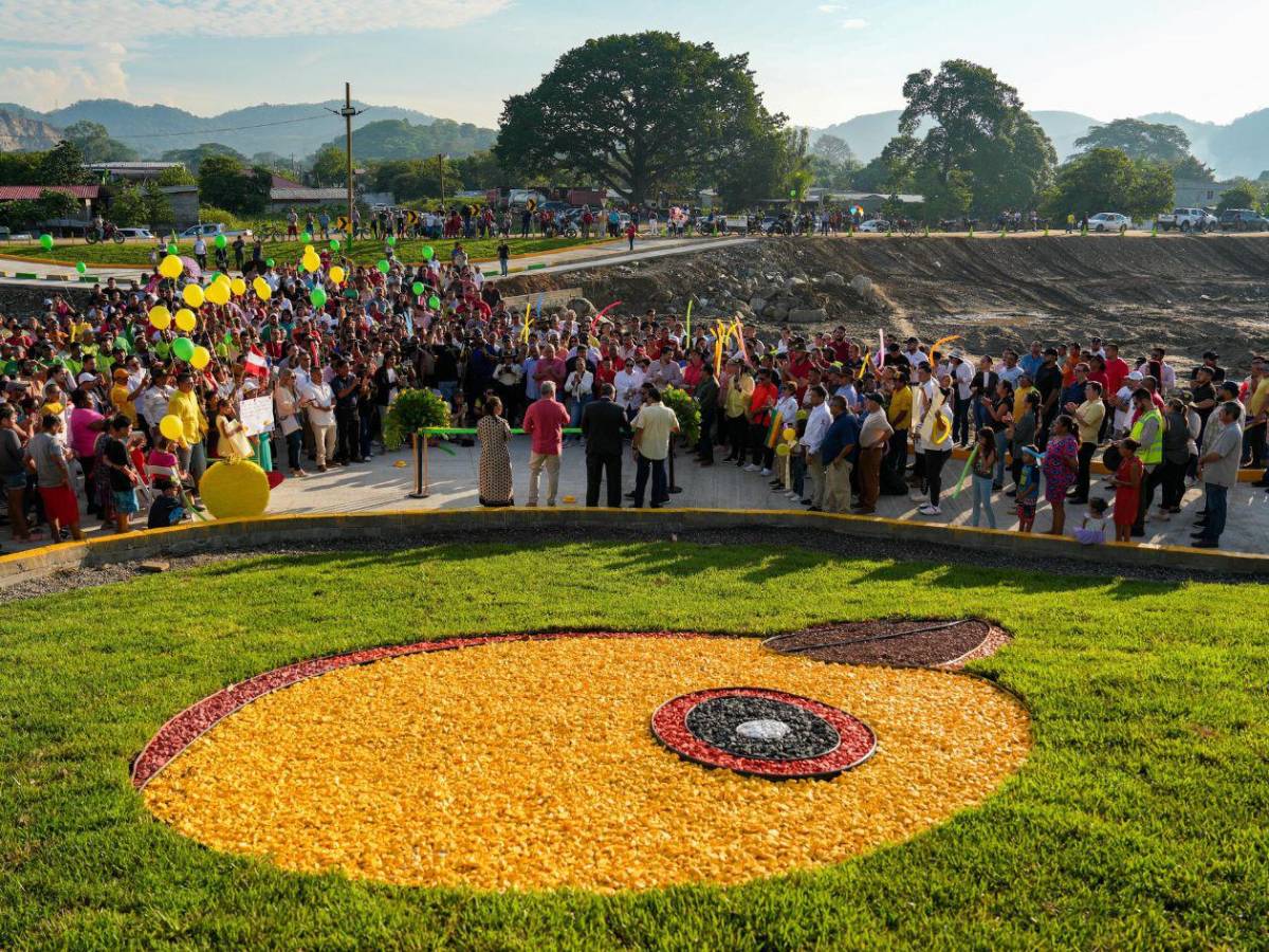 Así se ve el nuevo vado “El Pollo”, entregado por el alcalde Roberto Contreras