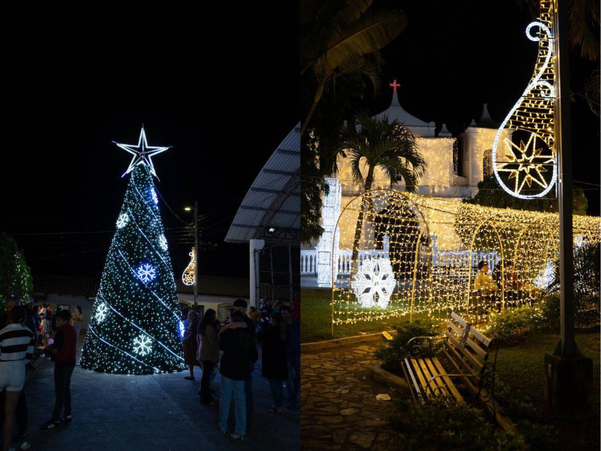 Luces, música y tradición: así brillan villas navideñas de pintoresco municipio de Occidente