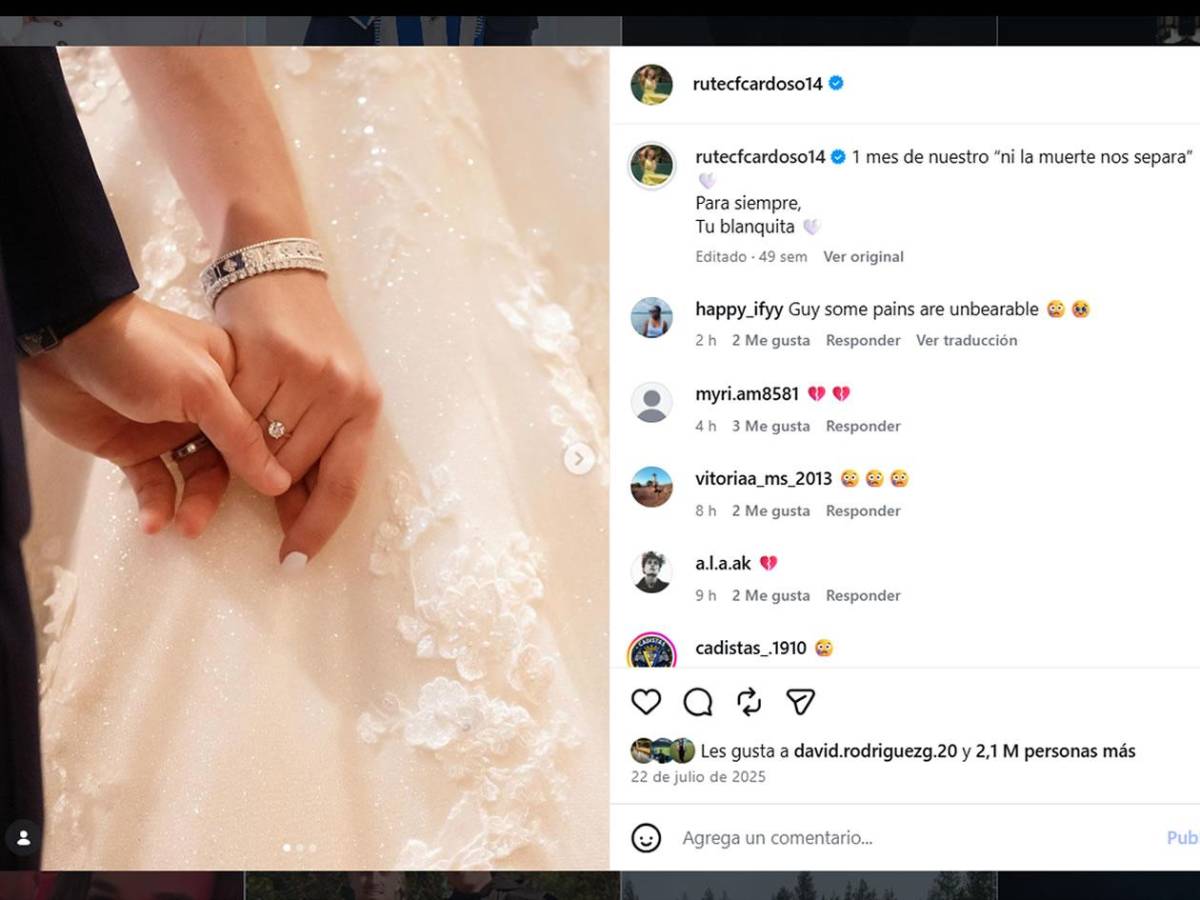 A un año de la muerte de Diogo Jota: las devastadoras imágenes de su esposa Rute Cardoso