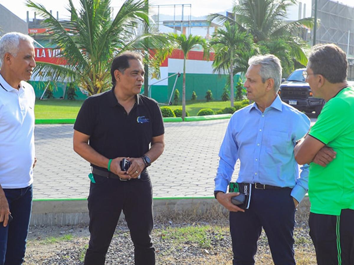 Reinaldo Rueda sorprendió con visita al Marathón
