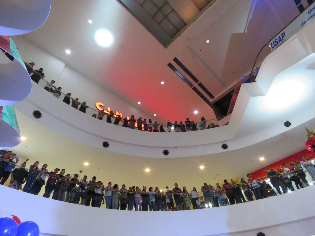 Desde arriba, la vista del espectáculo también fue bastante memorable.