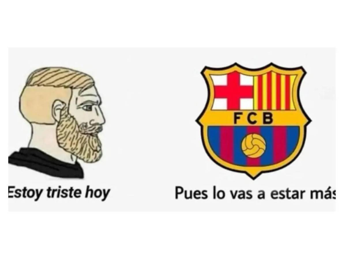 Barcelona recibe ácidas burlas tras ser eliminado de la Champions League