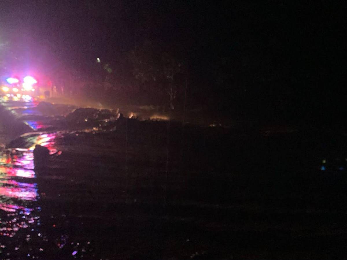 Torrenciales lluvias dejan viviendas afectadas, inundaciones e incomunicación en Quimistán