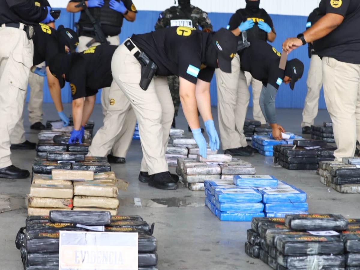 En 170 millones de lempiras está valorada la droga decomisada en Gracias a Dios