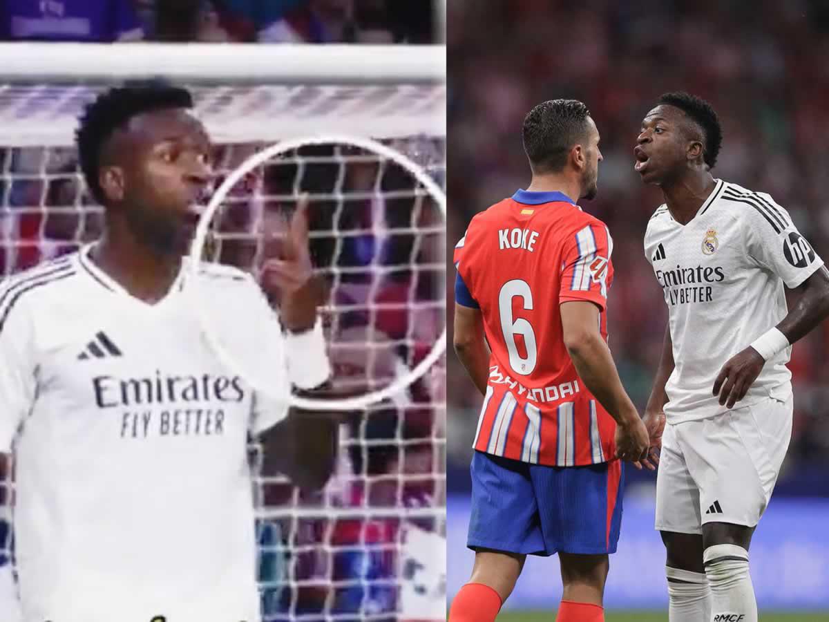 Sale a la luz lo que se dijeron Vinicius y Koke: el brasileño lo liquidó con una frase