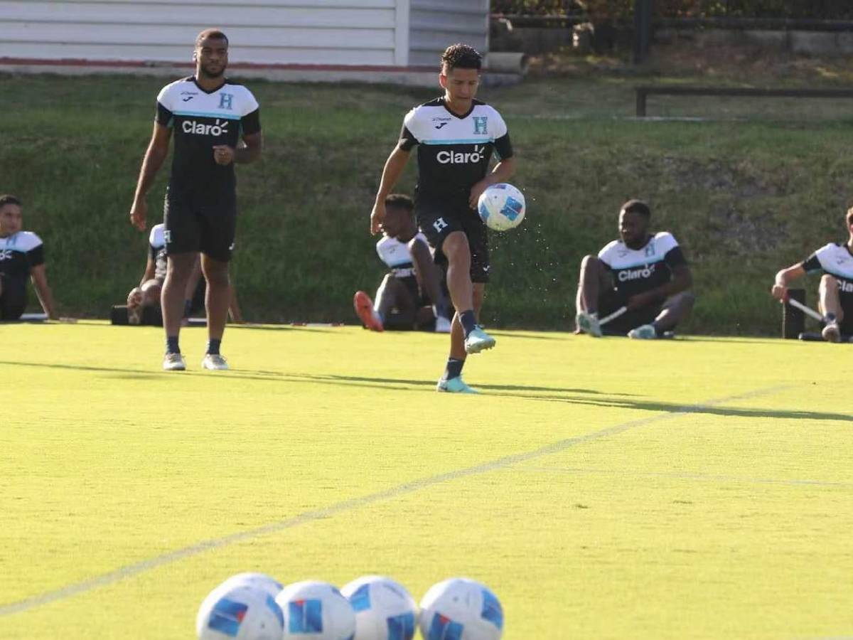 Selección de Honduras con visita sorpresa y caras nuevas en su primer entrenamiento