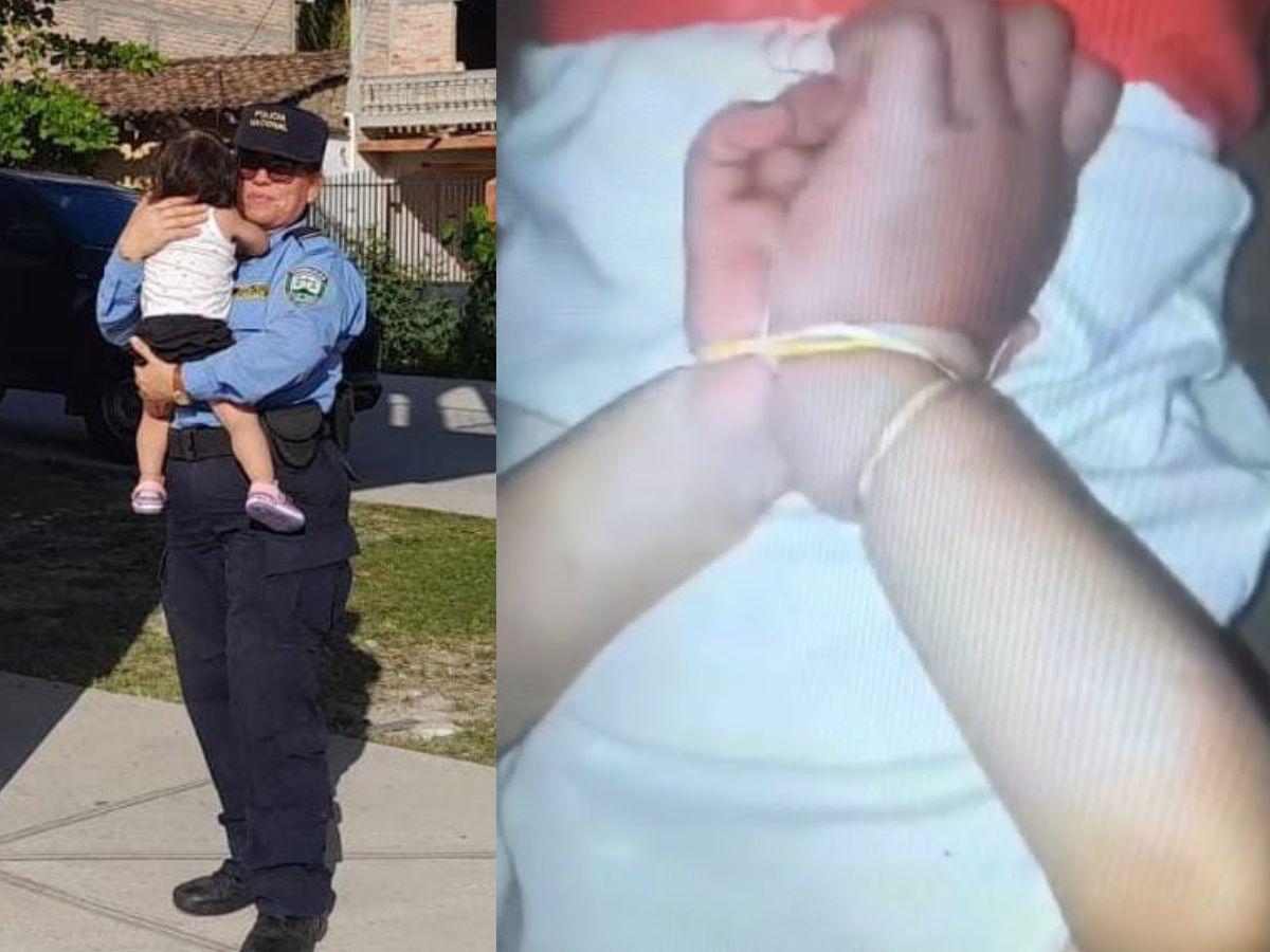 Rescatan a menor de 18 meses que era víctima de maltrato por su madre