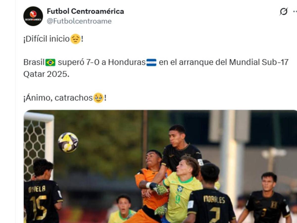 Honduras Mundial Sub-17: Indignación, señalan al culpable, espectador de lujo y mensaje de FIFA