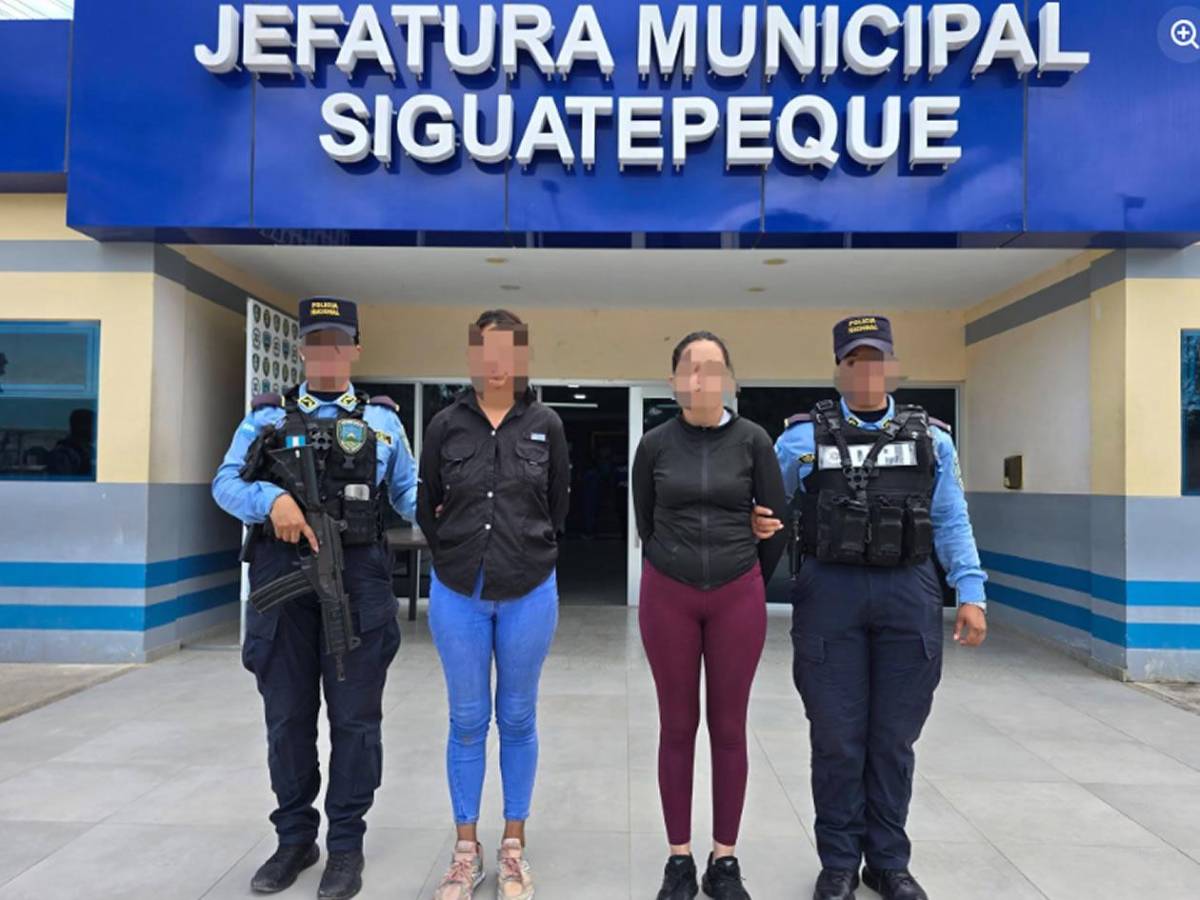 Indignación en Siguatepeque: caen dos mujeres tras despojar de sus pertenencias a una abuelita