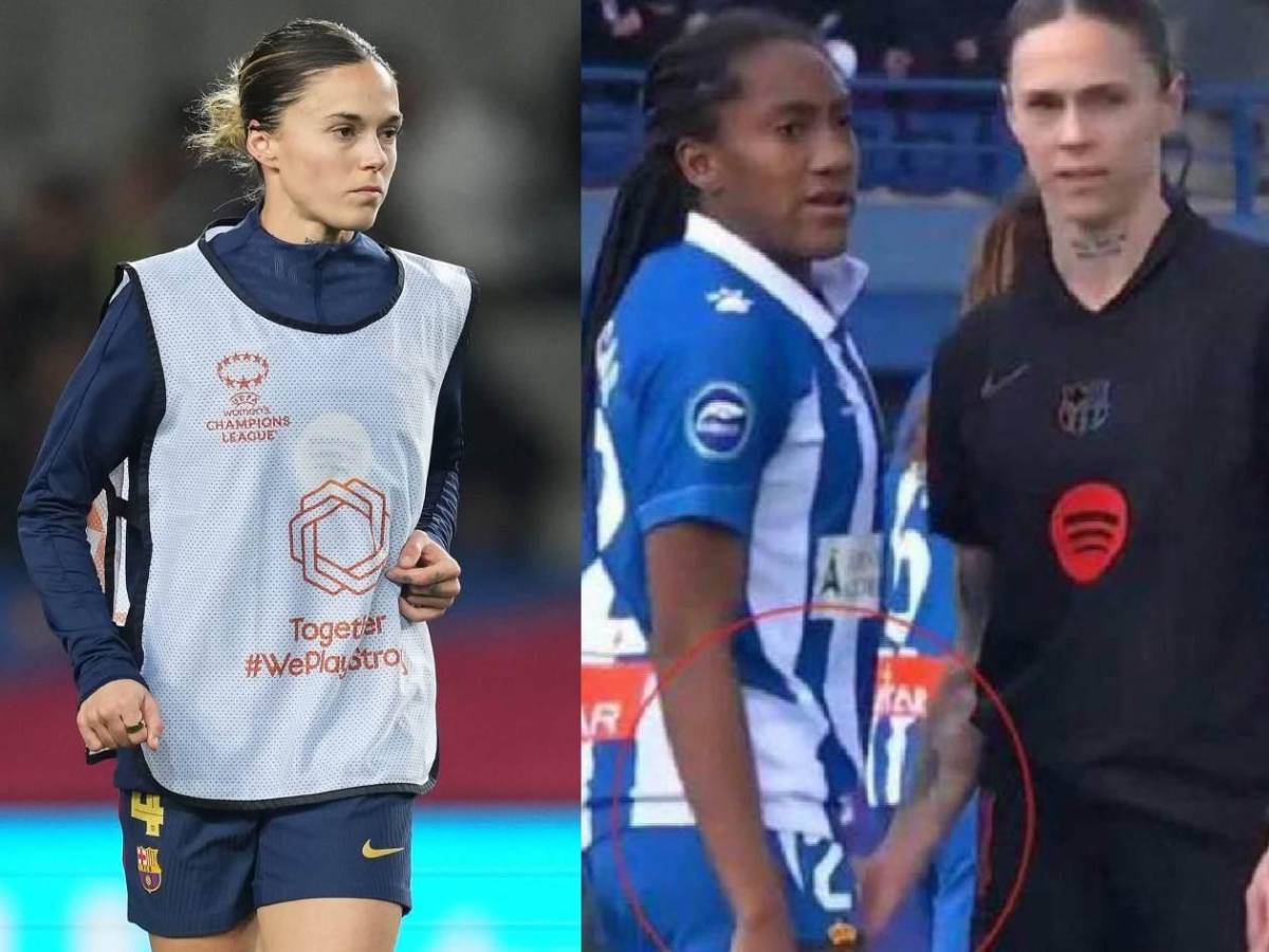 Revelan el castigo a jugadora del Barcelona por tocar zona íntima de rival