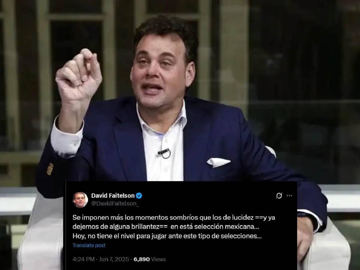 Faitelson no perdona a México; indignación por lo que pasó ante europeos
