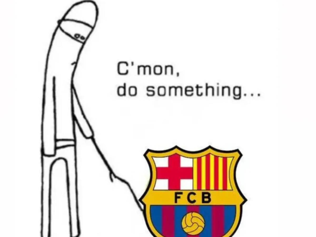 Barcelona recibe ácidas burlas tras ser eliminado de la Champions League