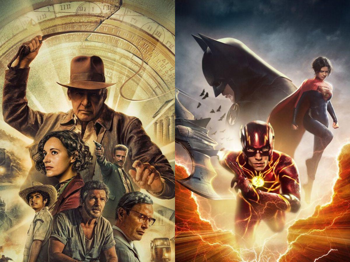 ‘Indiana Jones 5’ se hunde en taquilla menos que ‘Flash’ en su segundo fin de semana