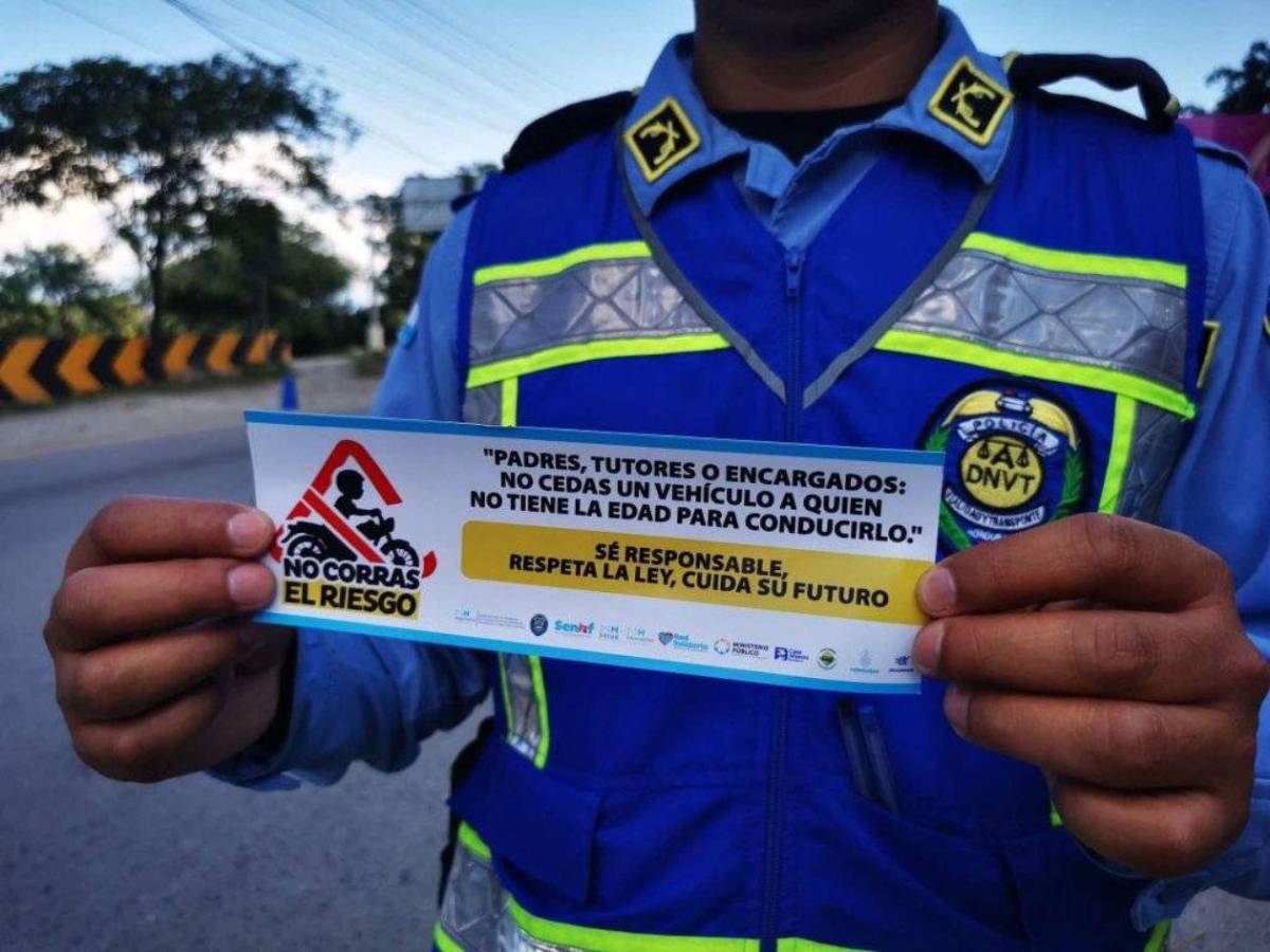 ¿En qué consiste la campaña de prevención de accidentes de tránsito “No corras el riesgo”?