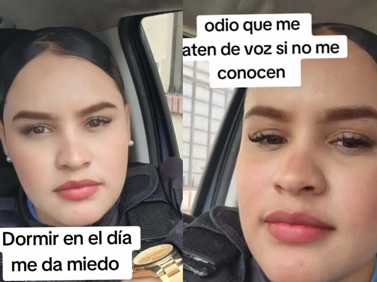 Dan de baja a policía Victoria Irías por hacer videos de TikTok con uniforme