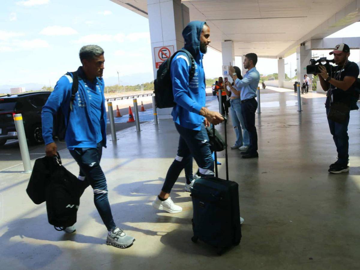 Así fue la salida de la Selección de Honduras rumbo a Curazao para enfrentar a Haití