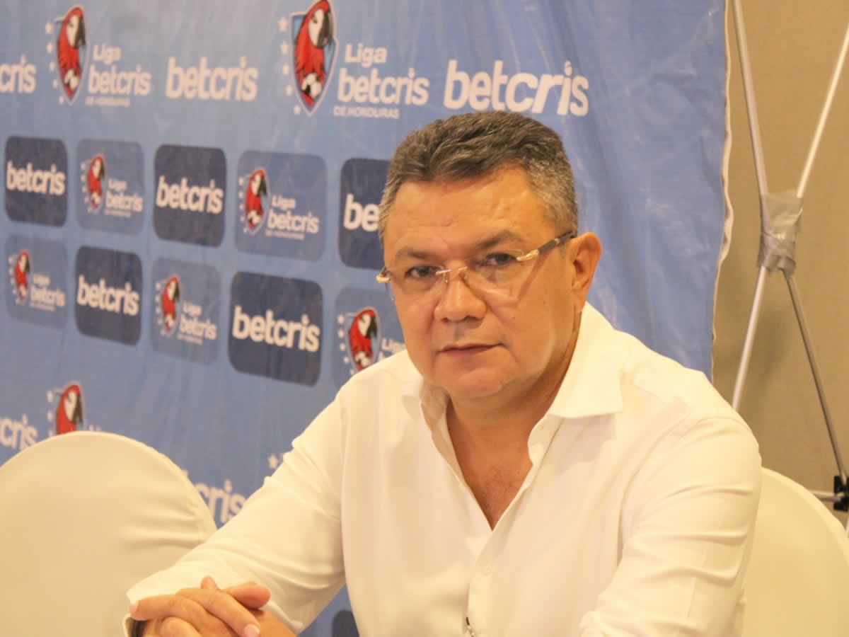 Jorge Herrera, presidente de la Liga Nacional de Honduras.