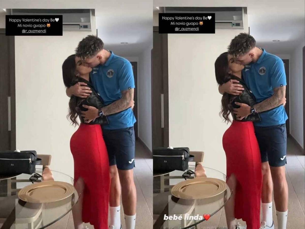 Futbolistas de la Liga Nacional festejan el Día de San Valentín en pareja