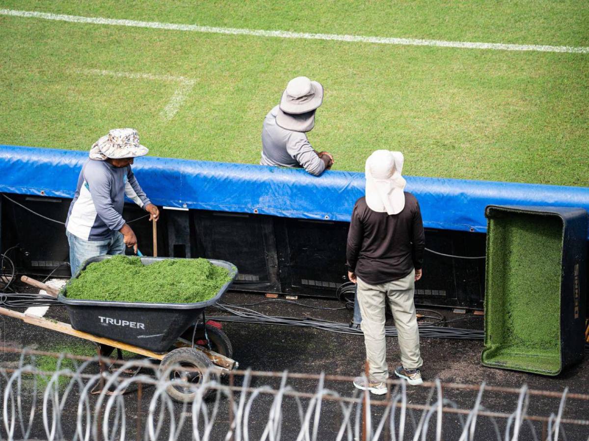 Así luce el Estadio Nacional horas antes del Honduras-Haití por eliminatorias