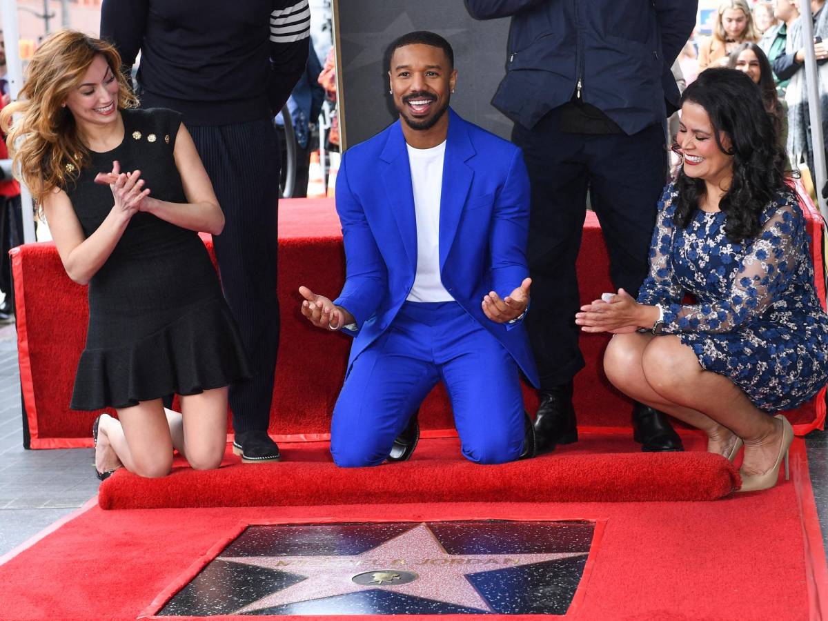 El primero de marzo pasado, Michael B. Jordan recibió su estrella en el Paseo de la Fama de Hollywood.