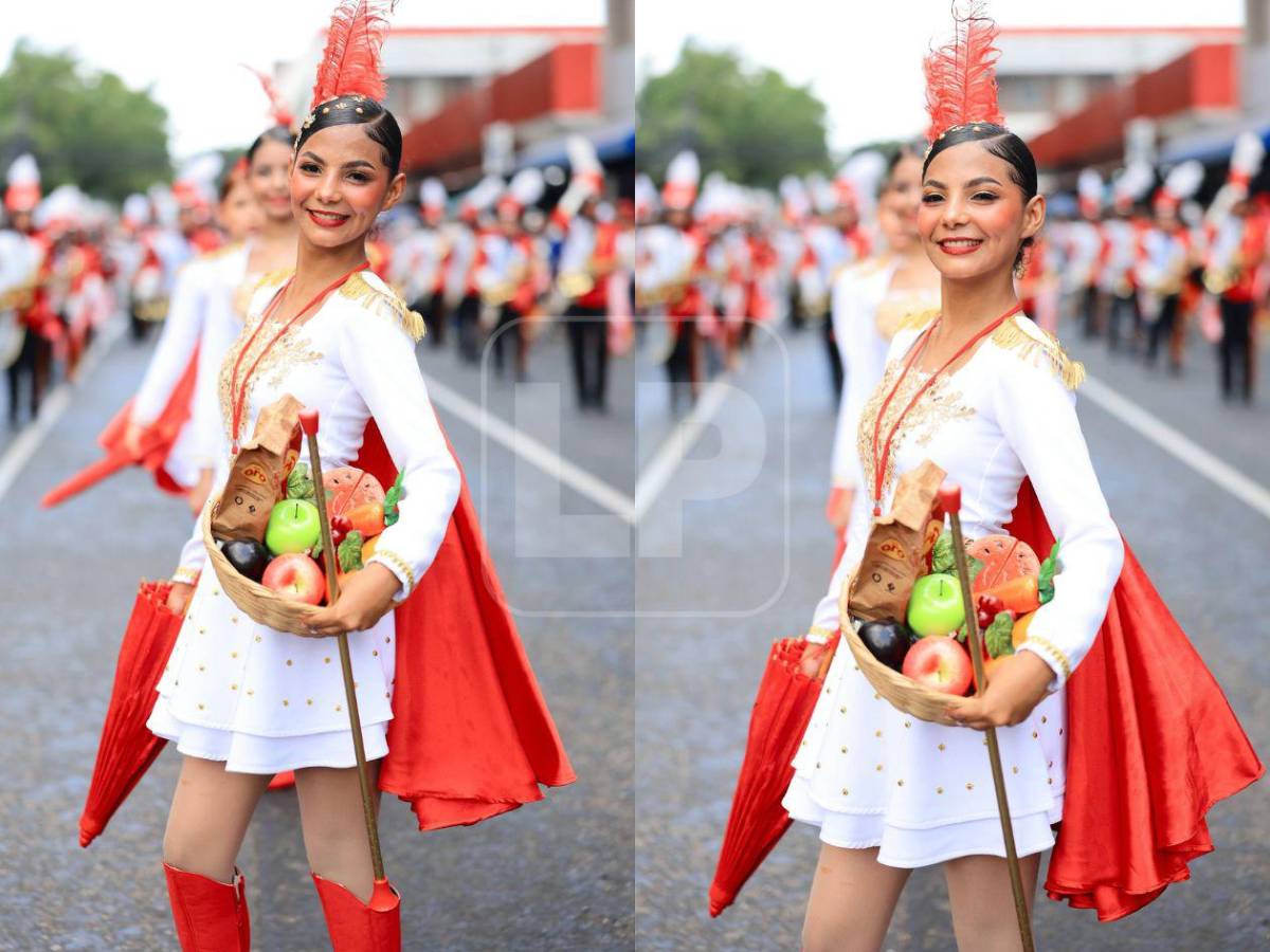 Palillonas de San Pedro Sula derrochan belleza en los desfiles