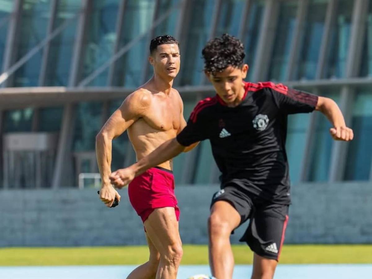 Destapan la verdad tras viralizarse fotos del hijo de Cristiano Ronaldo con misteriosa chica