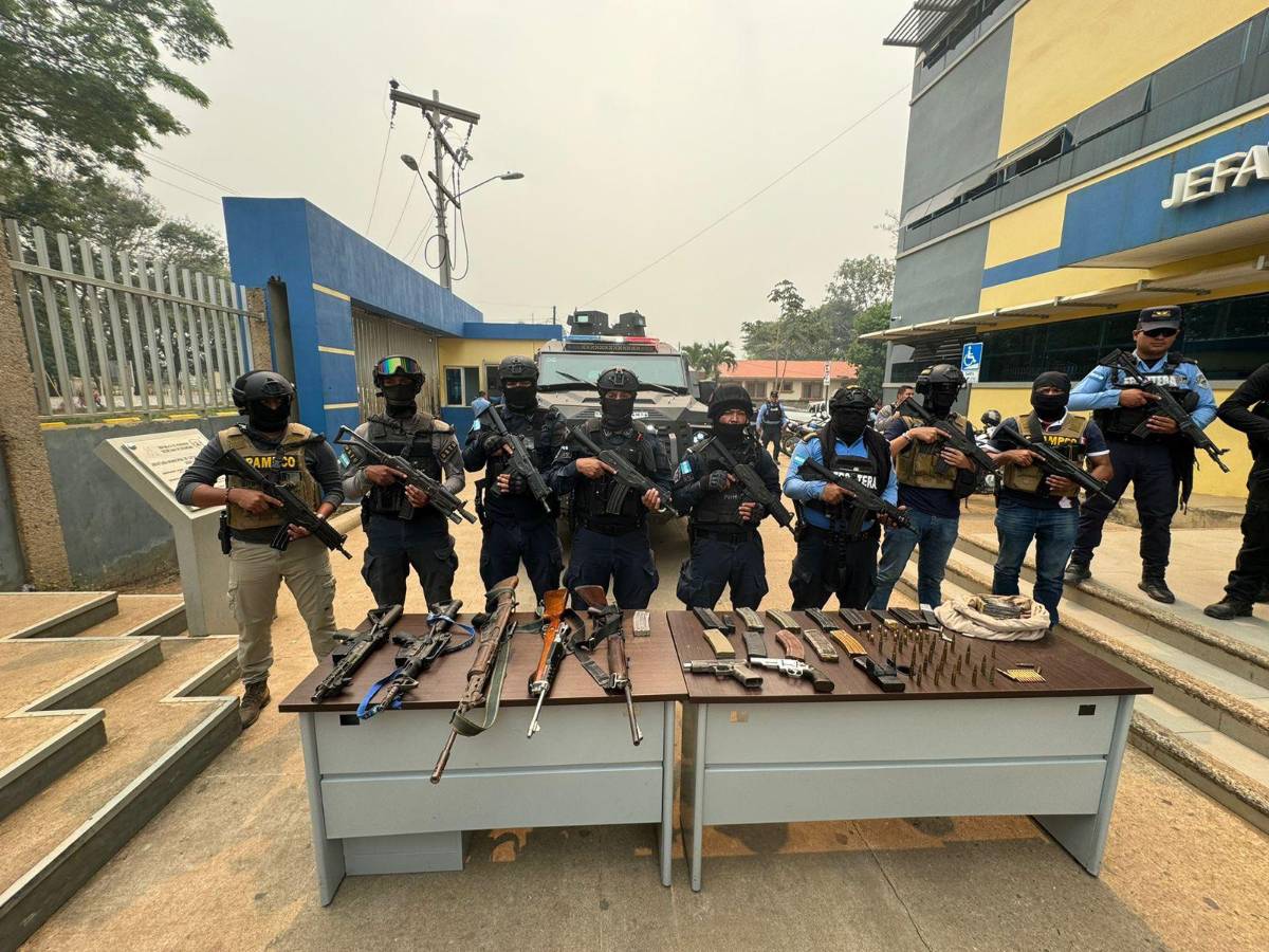 Desarticulan banda criminal que infundía el terror en San Esteban, Olancho