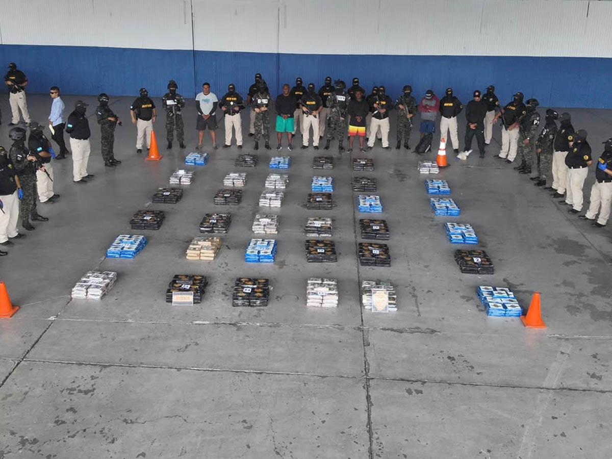 En 170 millones de lempiras está valorada la droga decomisada en Gracias a Dios