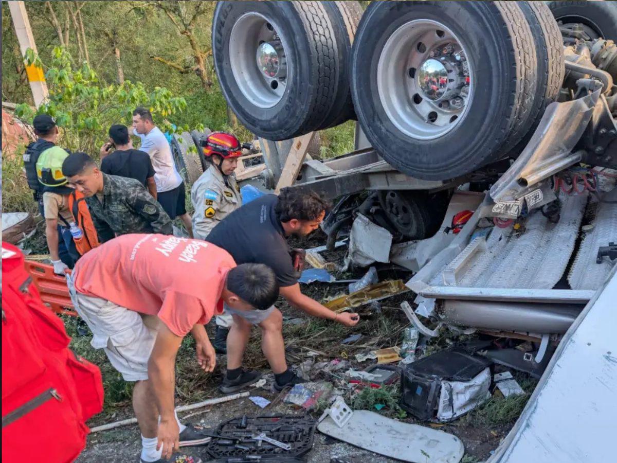 Familia entera muere en accidente en Quimistán: el conductor, su esposa y su madre entre las víctimas