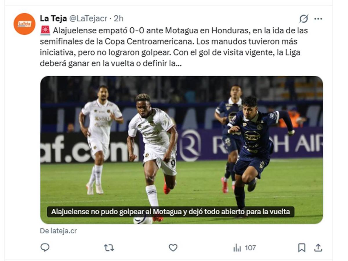 Duras críticas a Motagua y señalan a dos tras empate vs Alajuelense: ¡Pechos fríos, equipo chico!