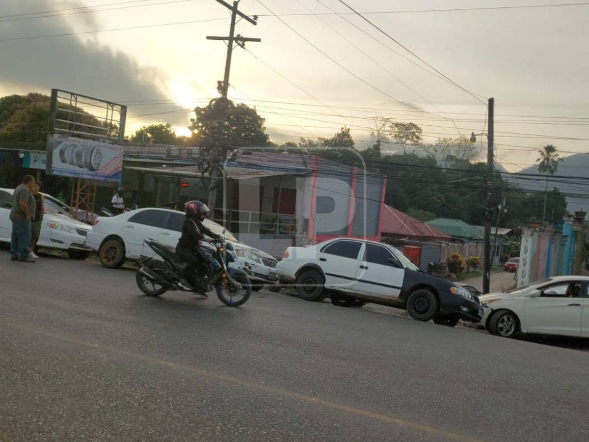 Las imágenes del desalojo de manifestantes en El Progreso, Yoro
