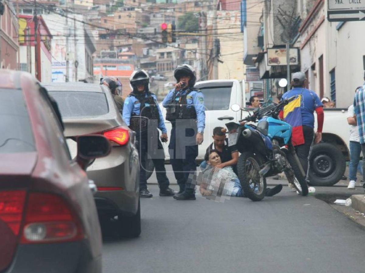 ¡Ayuda!: los dramáticos últimos instantes de joven tiroteado por sicarios en Tegucigalpa