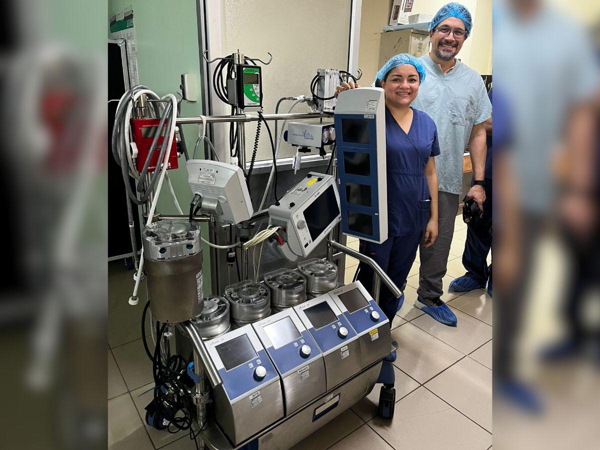 IHSS recibe equipo para cirugía cardiovascular valorado en más de L9 millones