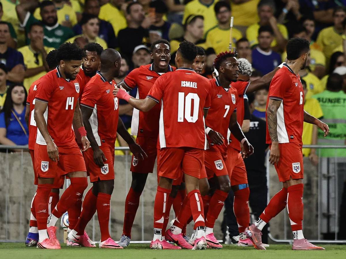 La penosa imagen de Panamá tras goleada en Brasil antes del Mundial y show de Vinicius