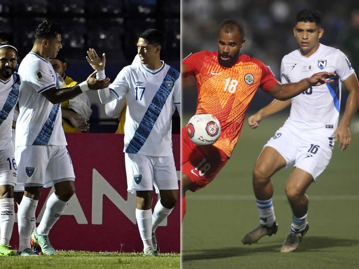 Guatemala arrasa en inicio de eliminatorias Mundial 2026 y Nicaragua también golea