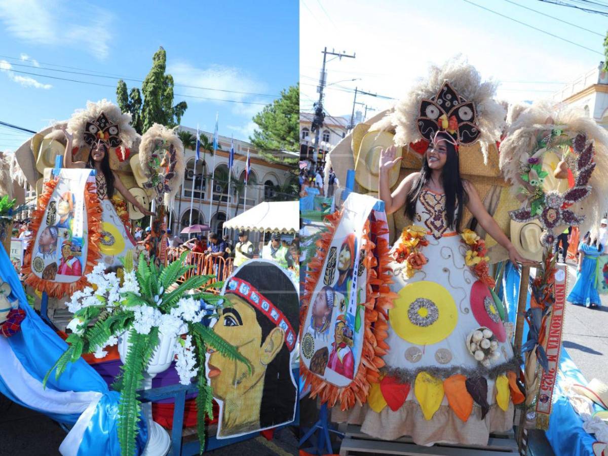 ¿Wall-E en La Ceiba? Las imágenes más destacadas de los desfiles ceibeños