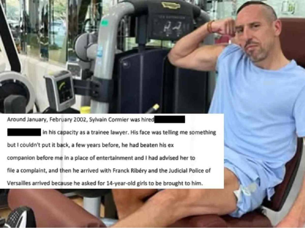 Acusan a Ribéry de estar en archivos de Epstein: él responde y toma decisión