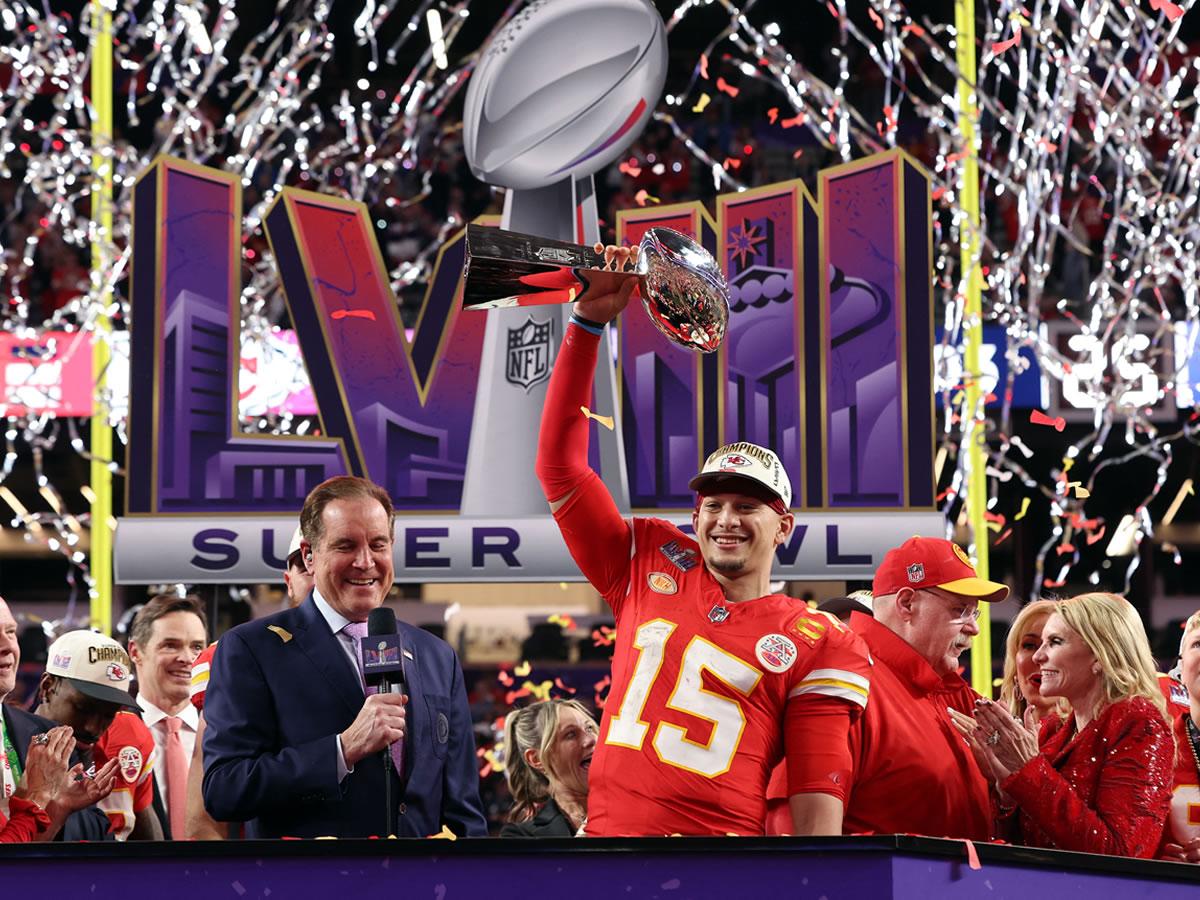 Kansas City Chiefs vence a San Francisco 49ers y conquista el Super Bowl 2024