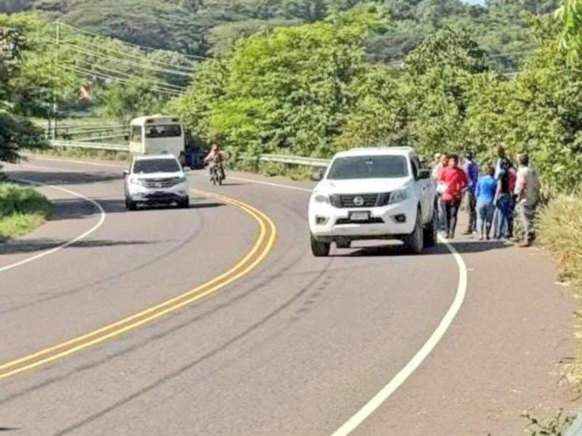 Muere Delmy Linares tras ser empujada por ayudante al bajar de un bus en Choluteca