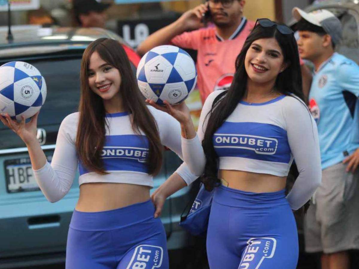 Motagua vs Real España: Linda esposa de famoso, ¿qué hicieron las modelos?