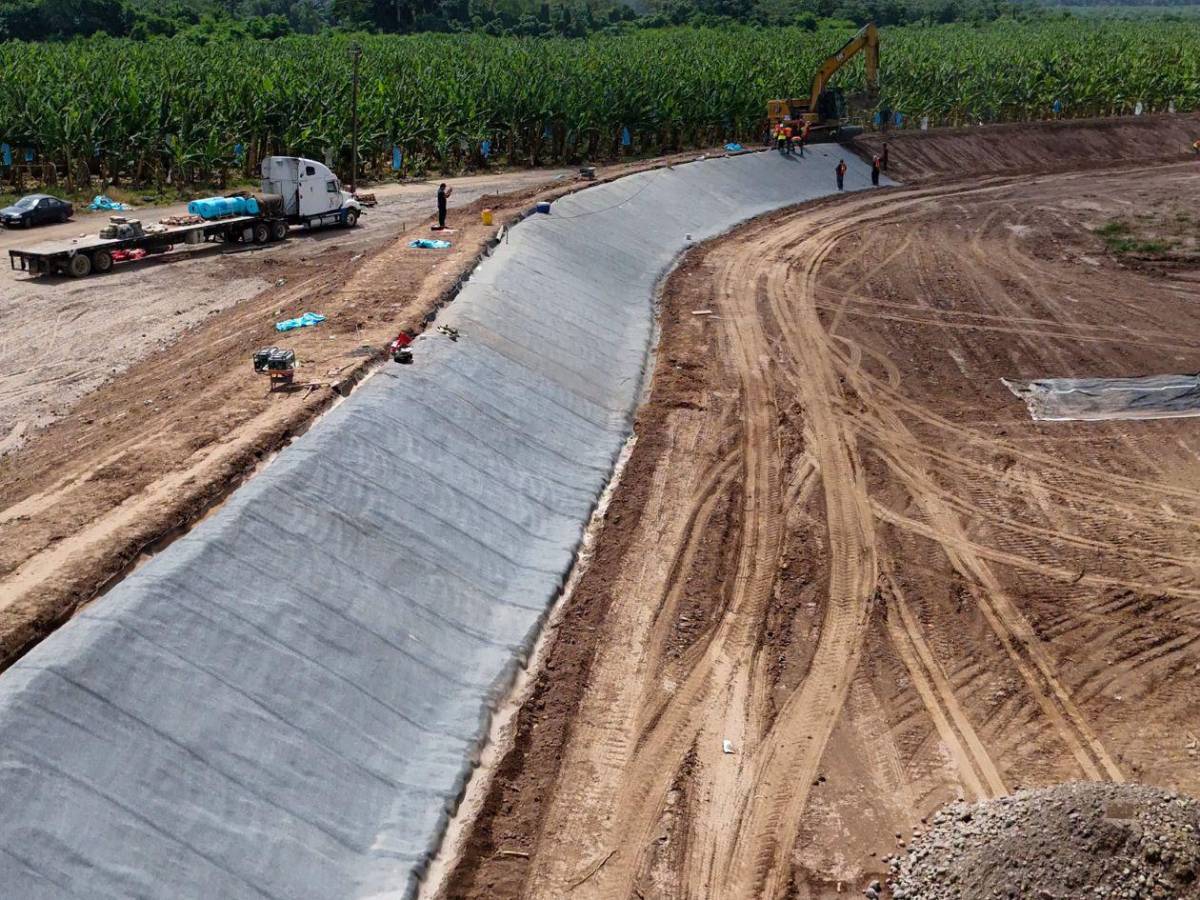 Así funciona la “malla de concreto” que Honduras prueba en bordos del valle de Sula
