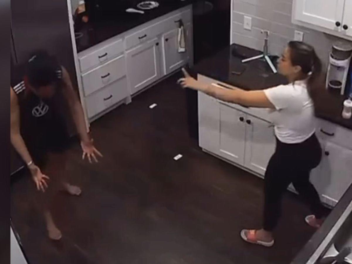 Filtran videos de Elsa Oseguera y Davis Flow en fuerte discusión