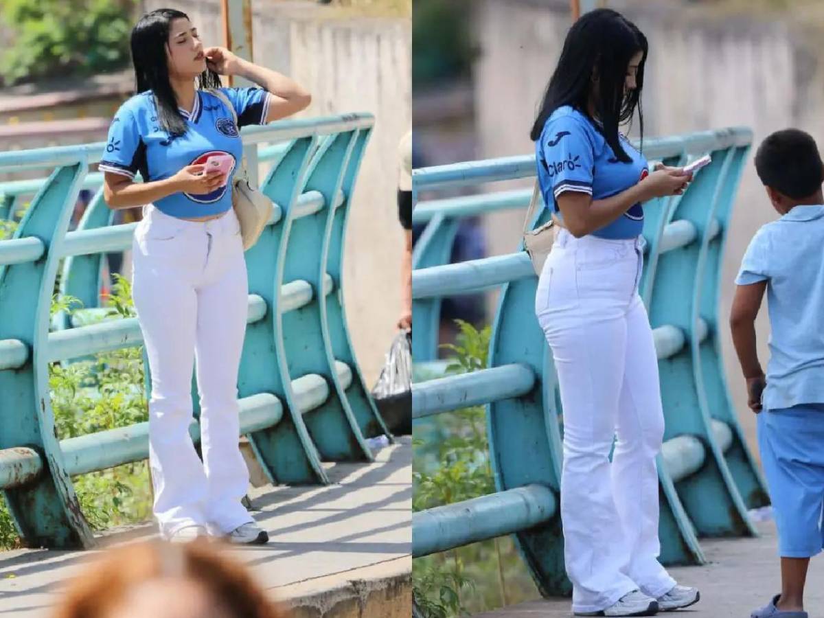 Las bellezas de la final Motagua vs Marathón y policía robó suspiros en el Nacional