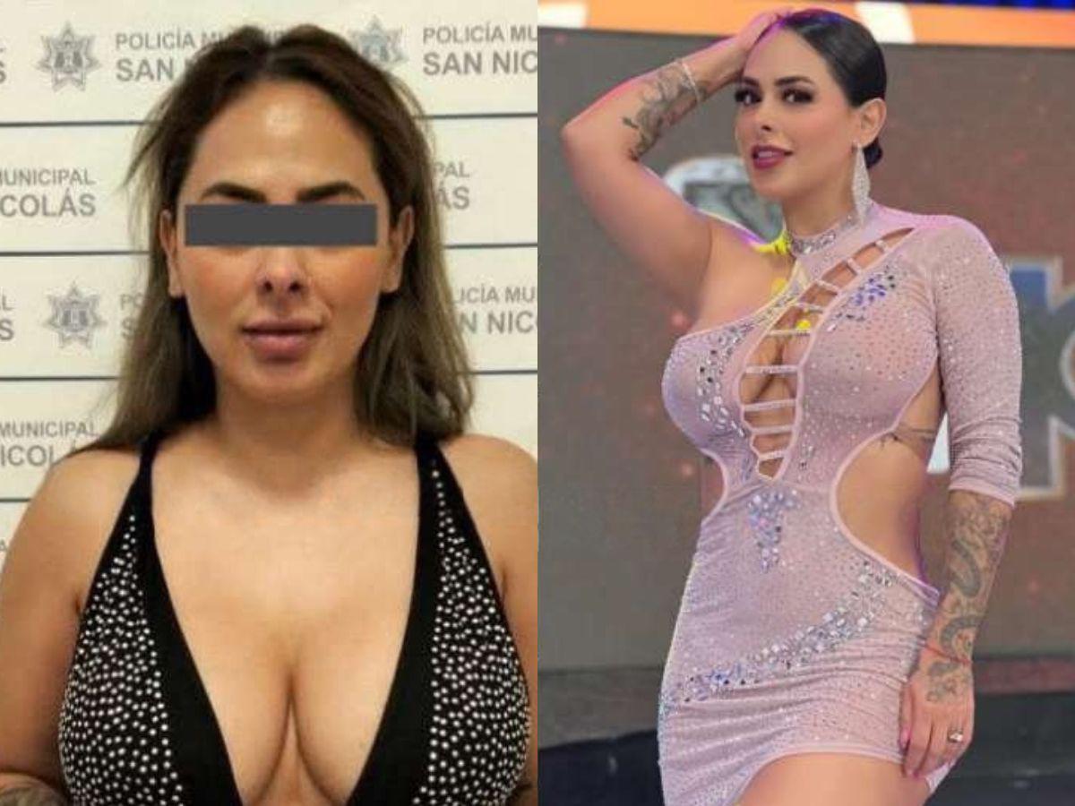 Detienen a famosa presentadora por alterar el orden; intentó huir